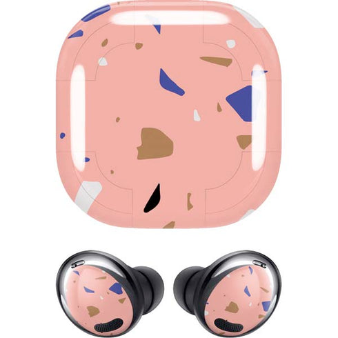 Pink Terrazzo Galaxy Buds Pro Skin