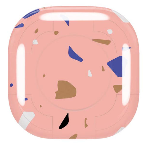 Pink Terrazzo Galaxy Buds Pro Skin