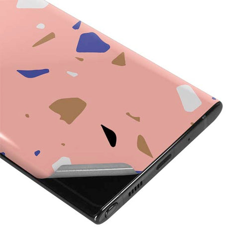 Pink Terrazzo Galaxy Note 10 Skin
