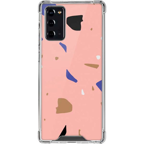 Pink Terrazzo Galaxy Note20 5G Clear Case