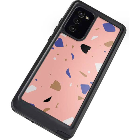 Pink Terrazzo Galaxy Note20 5G Waterproof Case