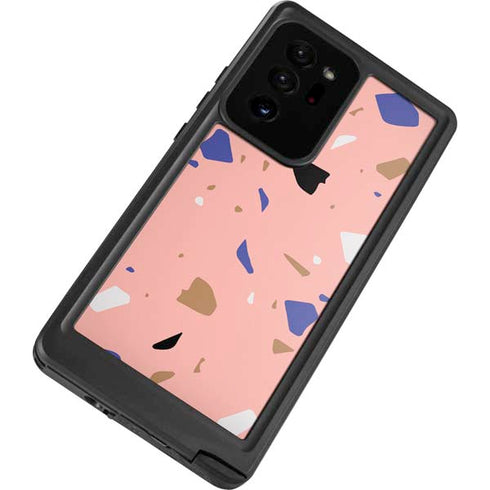 Pink Terrazzo Galaxy Note20 Ultra 5G Waterproof Case