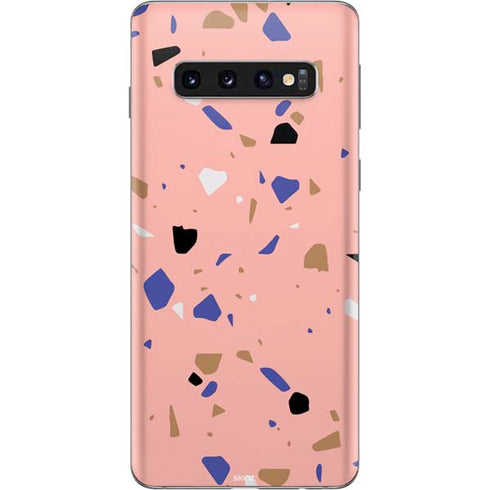 Pink Terrazzo Galaxy S10 Skin