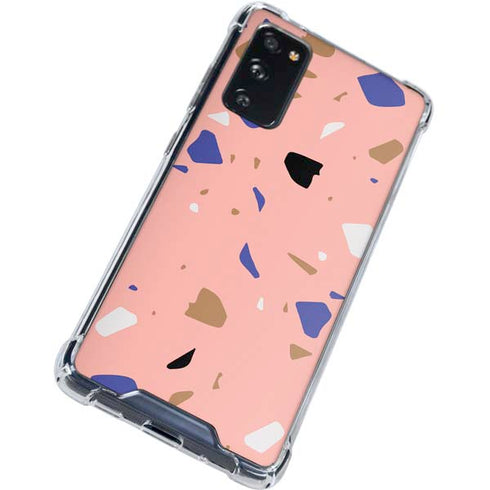 Pink Terrazzo Galaxy S20 FE Clear Case