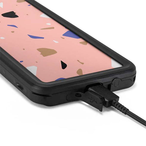 Pink Terrazzo Galaxy S20 Plus Waterproof Case