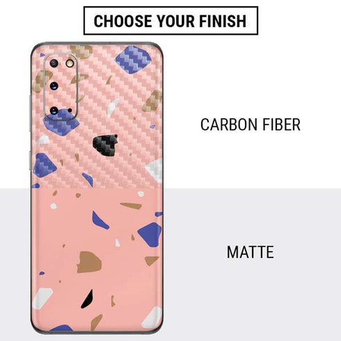 Pink Terrazzo Galaxy S20 Skin