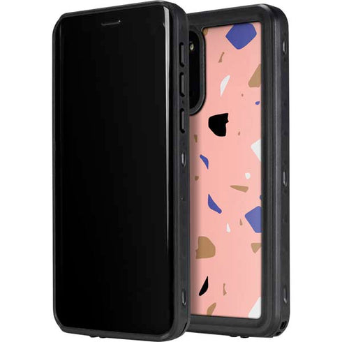 Pink Terrazzo Galaxy S20 Waterproof Case