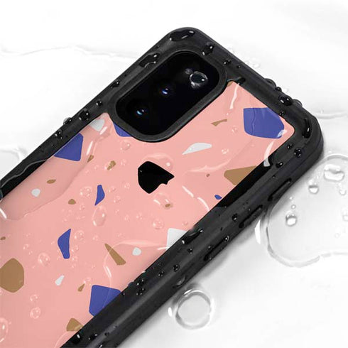 Pink Terrazzo Galaxy S20 Waterproof Case
