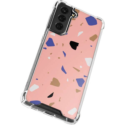Pink Terrazzo Galaxy S22 Plus Clear Case