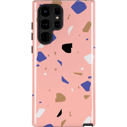Pink Terrazzo Galaxy S22 Ultra Pro Case