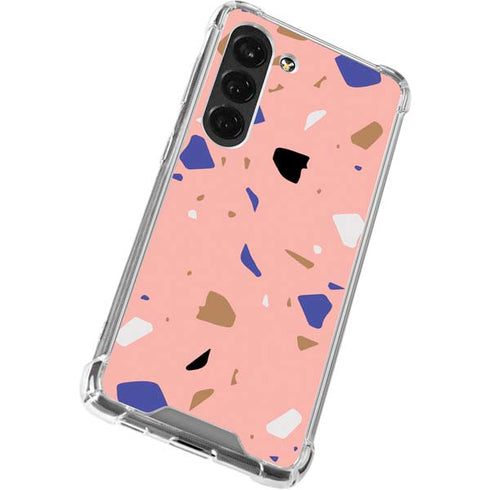 Pink Terrazzo Galaxy S23 Clear Case