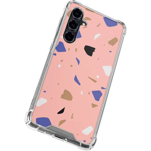 Pink Terrazzo Galaxy S23 FE Clear Case