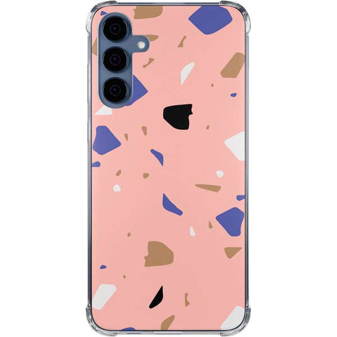 Pink Terrazzo Galaxy S24 Clear Case