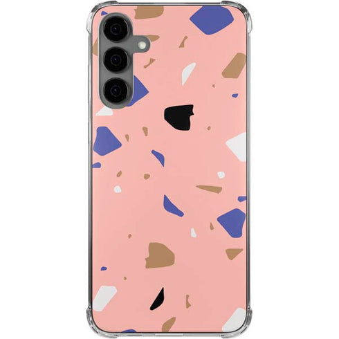 Pink Terrazzo Galaxy S24 Plus Clear Case