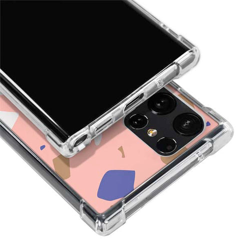 Pink Terrazzo Galaxy S24 Ultra Clear Case