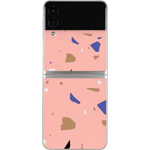 Pink Terrazzo Galaxy Z Flip3 5G Skin