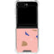 Pink Terrazzo Galaxy Z Flip5 5G Clear Case