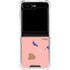 Pink Terrazzo Galaxy Z Flip5 5G Clear Case