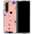 Pink Terrazzo Galaxy Z Fold4 5G Clear Case