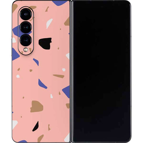 Pink Terrazzo Galaxy Z Fold4 5G Skin