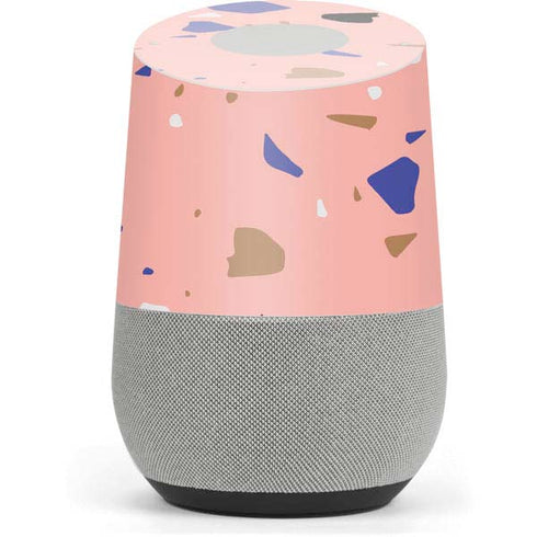 Pink Terrazzo Google Home Skin