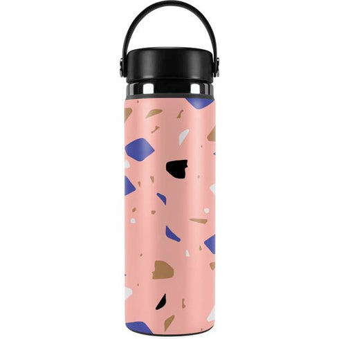 Pink Terrazzo Hydro Flask 20oz Wide Mouth Skin