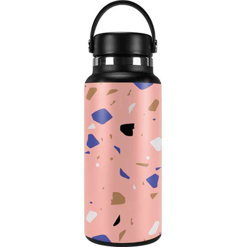 Pink Terrazzo Hydro Flask 32oz Wide Mouth Skin