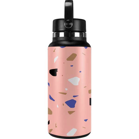 Pink Terrazzo Hydro Flask 32oz Wide Mouth Skin