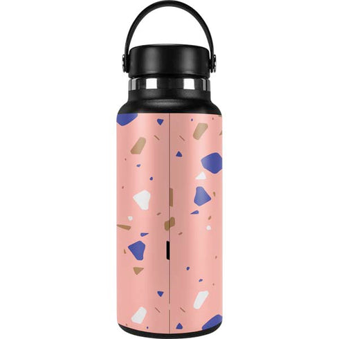 Pink Terrazzo Hydro Flask 32oz Wide Mouth Skin