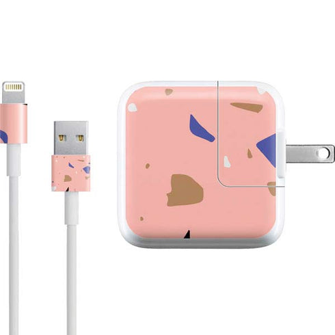 Pink Terrazzo iPad Charger (10W USB) Skin