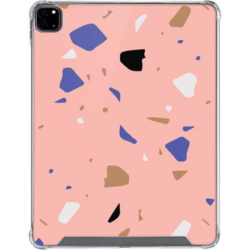 Pink Terrazzo iPad Pro 12.9in (2020) Clear Case