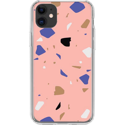 Pink Terrazzo iPhone 11 Clear Case