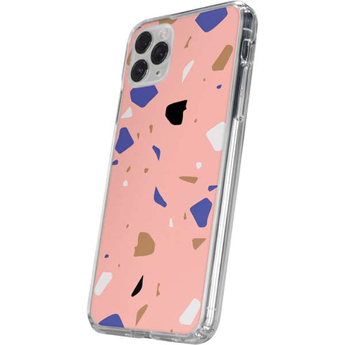 Pink Terrazzo iPhone 11 Pro Clear Case