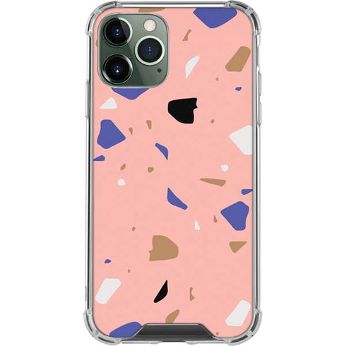 Pink Terrazzo iPhone 11 Pro Max Clear Case