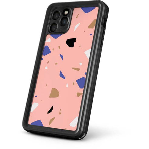 Pink Terrazzo iPhone 11 Pro Max Waterproof Case