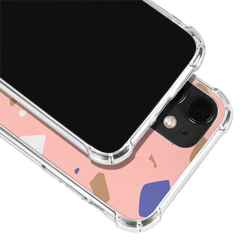 Pink Terrazzo iPhone 12 Mini Clear Case