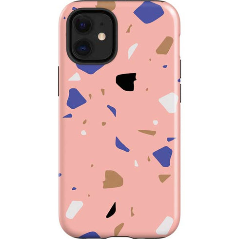 Pink Terrazzo iPhone 12 Mini Impact Case