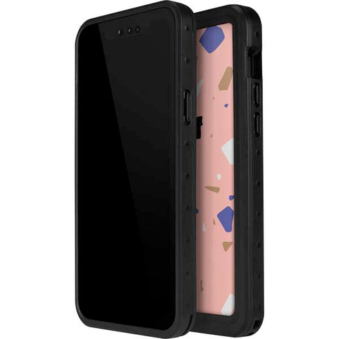 Pink Terrazzo iPhone 12 Mini Waterproof Case