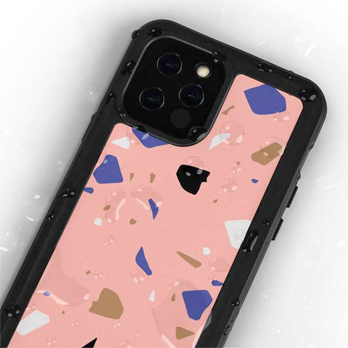 Pink Terrazzo iPhone 12 Pro Waterproof Case