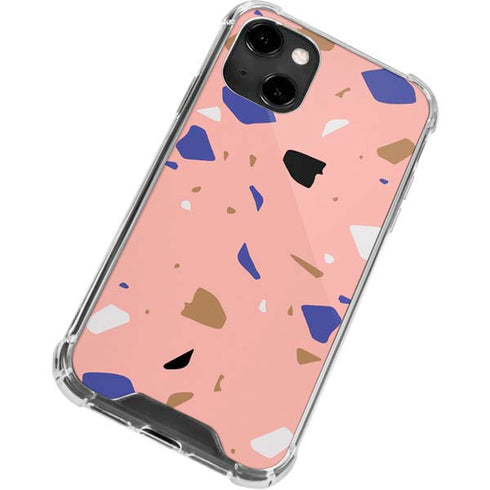Pink Terrazzo iPhone 14 Clear Case