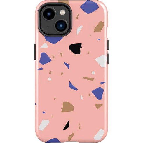 Pink Terrazzo iPhone 15 Plus Impact Case