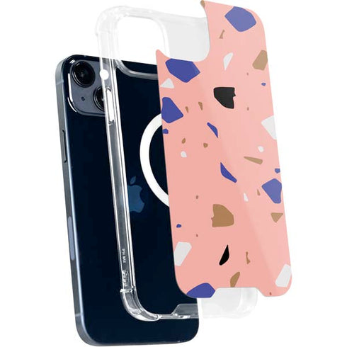 Pink Terrazzo iPhone 14 Plus MagSafe Case