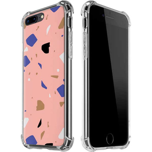 Pink Terrazzo iPhone 7/8 Plus Clear Case