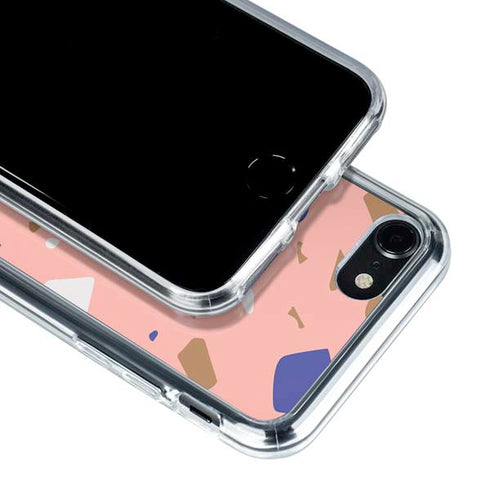 Pink Terrazzo iPhone SE (2nd & 3rd Gen) Clear Case