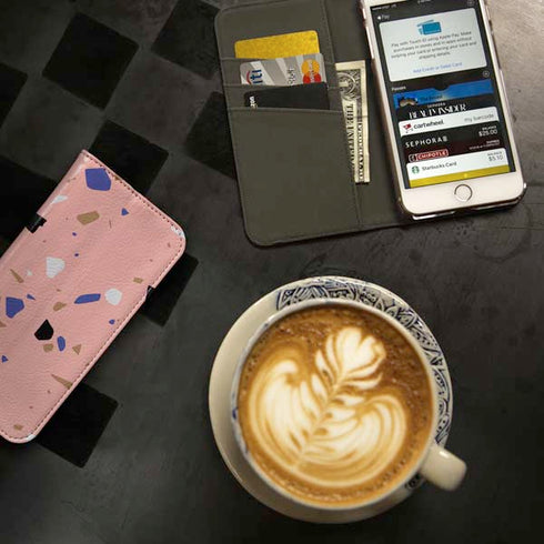 Pink Terrazzo iPhone SE (2nd & 3rd Gen) Folio Case