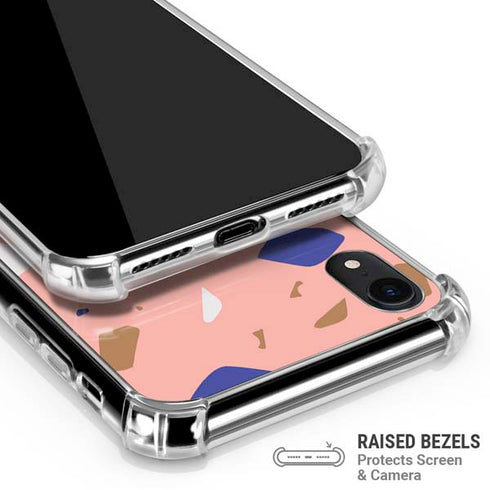 Pink Terrazzo iPhone XR Clear Case