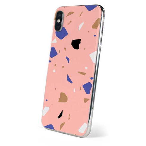 Pink Terrazzo iPhone XS Skin