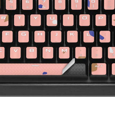Pink Terrazzo K95 RGB PLATINUM Mechanical Gaming Keyboard Skin