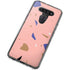 Pink Terrazzo LG K51/Q51 Clear Case