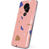Pink Terrazzo Moto E5 Plus Skin